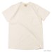 画像2: Goodwear（グッドウェア）Short Sleeve V-Neck Pocket Tee（ショートスリーブVネックポケット付Tシャツ）/Natural（ナチュラル）・Oxford（オックスフォードグレー） (2)