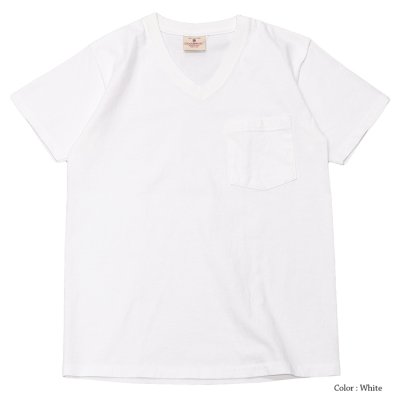 画像2: Goodwear（グッドウェア）Short Sleeve V-Neck Pocket Tee（ショートスリーブVネックポケット付Tシャツ）/White（ホワイト）・Used Black（ユーズドブラック）・Black（ブラック）