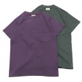 Goodwear（グッドウェア）Short Sleeve Crew Neck Pocket Tee（ショートスリーブクルーネックポケット付Tシャツ）/Regal Purple（リーガルパープル）・Charcoal（チャコールグレー）