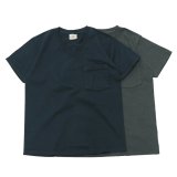 Goodwear（グッドウェア）Short Sleeve V-Neck Pocket Tee（ショートスリーブVネックポケット付Tシャツ）/Navy（ネイビー）・Charcoal（チャコールグレー）