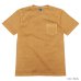 画像2: Good On（グッドオン）Short Sleeve Crew Neck Pocket Tee（ショートスリーブクルーネックポケット付きTシャツ）"Pigment Dye"/Mocha（モカ）・Bordeaux（ボルドー） (2)