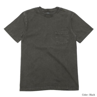 画像4: Good On(グッドオン)Short Sleeve Crew Neck Pocket Tee(ショートスリーブクルーネックポケット付きTシャツ)"Pigment Dye" / Navy(ネイビー)・Black(ブラック)