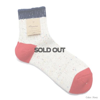 画像2: Mauna Kea（マウナケア）カラーネップ3面切替えソックス"レディース" / 3Colors（全3色展開）※3足までメール便発送可
