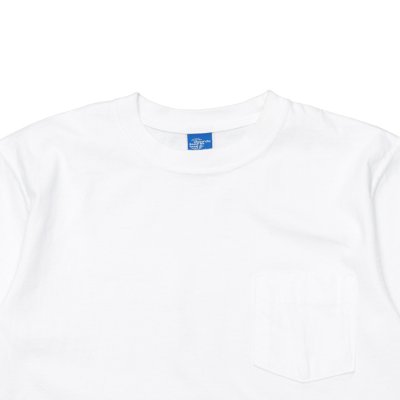 画像6: Good On（グッドオン）Short Sleeve Crew Neck Pocket Tee（ショートスリーブクルーネックポケット付きTシャツ）"Washed" / White（ホワイト）・Metal Grey（メタルグレー）