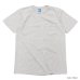 画像4: Good On（グッドオン）Short Sleeve Crew Neck Pocket Tee（ショートスリーブクルーネックポケット付きTシャツ）"Washed"/White（ホワイト）・Metal Grey（メタルグレー）