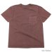 画像4: Good On（グッドオン）Short Sleeve Crew Neck Pocket Tee（ショートスリーブクルーネックポケット付きTシャツ）"Pigment Dye"/Mocha（モカ）・Bordeaux（ボルドー）