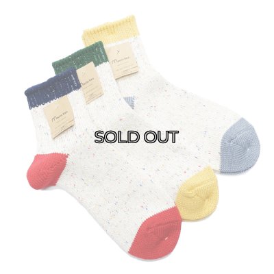 画像1: Mauna Kea（マウナケア）カラーネップ3面切替えソックス"レディース" / 3Colors（全3色展開）※3足までメール便発送可
