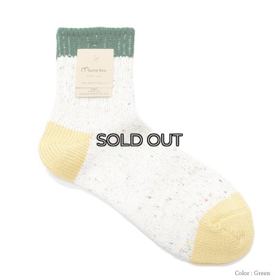 画像3: Mauna Kea（マウナケア）カラーネップ3面切替えソックス"レディース" / 3Colors（全3色展開）※3足までメール便発送可