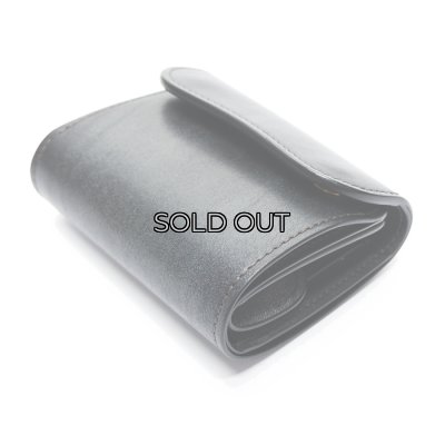 画像3: WILD SWANS（ワイルドスワンズ）ENO（イーノ）ミニ3つ折りウォレット"フルグレインブライドル"/Black（ブラック）