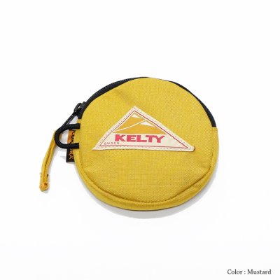 画像2: KELTY（ケルティ）CIRCLE COIN CASE2（サークルコインケース2）/Mustard（マスタード）・Caramel（キャラメル）