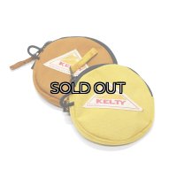 KELTY（ケルティ）CIRCLE COIN CASE2（サークルコインケース2）/Mustard（マスタード）・Caramel（キャラメル）※メール便発送可※