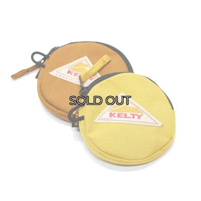 画像1: KELTY（ケルティ）CIRCLE COIN CASE2（サークルコインケース2）/Mustard（マスタード）・Caramel（キャラメル）※メール便発送可※
