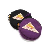 KELTY（ケルティ）CIRCLE COIN CASE2（サークルコインケース2）/Purple（パープル）・Black（ブラック）