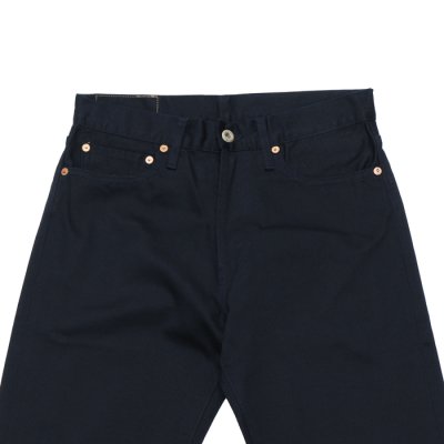 画像2: F.O.B FACTORY（エフオービーファクトリー）PIQUE 5POCKET PANTS（ピケ5ポケットパンツ）Highcount Pique/Navy（ネイビー）【裾上げ無料】