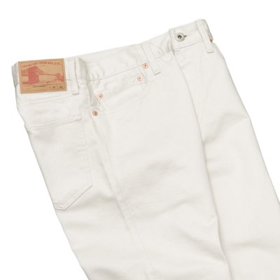 画像5: F.O.B FACTORY（エフオービーファクトリー）PIQUE 5POCKET PANTS（ピケ5ポケットパンツ）"Highcount Pique" / Ivory（アイボリー）【裾上げ無料】