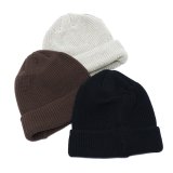 DECHO（デコー）COTTON KNIT CAP（コットンニットキャップ）/Brown（ブラウン）・Gray（グレー）・Black（ブラック）