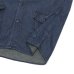 画像5: F.O.B FACTORY（エフオービーファクトリー）DENIM FATIGUE SHORT SLEEVE SHIRT（デニムファティーグショートスリーブシャツ）8oz Military Denim/Blue（ブルー）