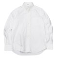 INDIVIDUALIZED SHIRTS（インディビジュアライズドシャツ）Standard Fit Long Sleeve B.D.Shirt（スタンダードフィットロングスリーブボタンダウンシャツ）"REGATTA OXFORD"/White（ホワイト）