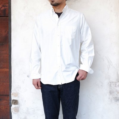 画像7: INDIVIDUALIZED SHIRTS（インディビジュアライズドシャツ）Standard Fit B.D. Shirt（スタンダードフィットボタンダウンシャツ）"REGATTA OXFORD" / White（ホワイト）