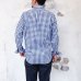 画像8: INDIVIDUALIZED SHIRTS（インディビジュアライズドシャツ）Standard Fit B.D. Shirt（スタンダードフィットボタンダウンシャツ）"BIG GINGHAM CHECK"/Navy（ネイビー）