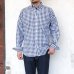 画像7: INDIVIDUALIZED SHIRTS（インディビジュアライズドシャツ）Standard Fit B.D. Shirt（スタンダードフィットボタンダウンシャツ）"BIG GINGHAM CHECK"/Navy（ネイビー）