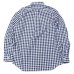 画像2: INDIVIDUALIZED SHIRTS（インディビジュアライズドシャツ）Standard Fit B.D. Shirt（スタンダードフィットボタンダウンシャツ）"BIG GINGHAM CHECK"/Navy（ネイビー） (2)