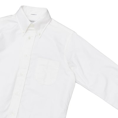 画像4: INDIVIDUALIZED SHIRTS（インディビジュアライズドシャツ）Standard Fit B.D. Shirt（スタンダードフィットボタンダウンシャツ）"REGATTA OXFORD" / White（ホワイト）