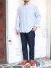 画像9: INDIVIDUALIZED SHIRTS（インディビジュアライズドシャツ）Standard Fit B.D. Shirt（スタンダードフィットボタンダウンシャツ）"REGATTA OXFORD"/Blue（ブルー）