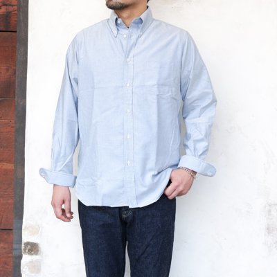 画像7: INDIVIDUALIZED SHIRTS（インディビジュアライズドシャツ）Standard Fit B.D. Shirt（スタンダードフィットボタンダウンシャツ）"REGATTA OXFORD" / Blue（ブルー）
