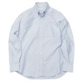 INDIVIDUALIZED SHIRTS（インディビジュアライズドシャツ）Standard Fit Long Sleeve B.D.Shirt（スタンダードフィットロングスリーブボタンダウンシャツ）"REGATTA OXFORD"/Blue（ブルー）