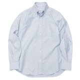 INDIVIDUALIZED SHIRTS（インディビジュアライズドシャツ）Standard Fit Long Sleeve B.D.Shirt（スタンダードフィットロングスリーブボタンダウンシャツ）"REGATTA OXFORD"/Blue（ブルー）