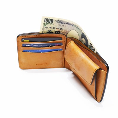 画像5: WILD SWANS（ワイルドスワンズ）GROUNDER（グラウンダー）2つ折りウォレット"フルグレインブライドル"/London Colour（ロンドンカラー）