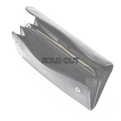 画像7: WILD SWANS（ワイルドスワンズ）WAVE（ウェイブ）ロングウォレット"フルグレインブライドル"/Black（ブラック）