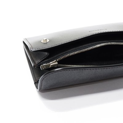 画像5: WILD SWANS（ワイルドスワンズ）WAVE（ウェイブ）ロングウォレット"フルグレインブライドル"/Black（ブラック）