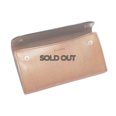 画像4: WILD SWANS（ワイルドスワンズ）WAVE（ウェイブ）ロングウォレット"フルグレインブライドル"/Dark Stain（ダークステイン）