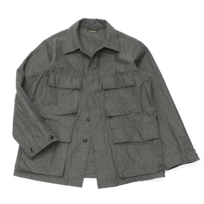 画像1: A VONTADE（アボンタージ）BDU Tropical Jacket（BDUトロピカルジャケット）Wool Cotton Buff Cloth/Charcoal（チャコールグレー）