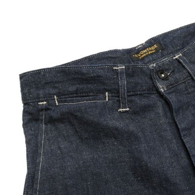 画像4: *A VONTADE(アボンタージ)Buckle back PW Denim Trousers(バックルバックPWデニムトラウザー)"11.5oz Selvedge Denim" / Indigo(インディゴ)