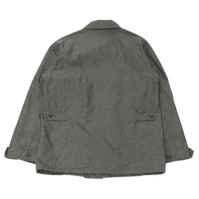 画像2: A VONTADE（アボンタージ）BDU Tropical Jacket（BDUトロピカルジャケット）Wool Cotton Buff Cloth/Charcoal（チャコールグレー）
