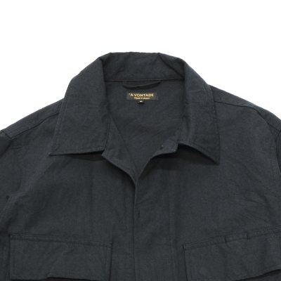 画像3: ＜50％OFF＞*A VONTADE（アボンタージ）BDU Tropical Jacket（BDUトロピカルジャケット）"Wool Cotton Buff Cloth" / Black（ブラック）※XSサイズのみ