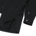 画像5: *A VONTADE（アボンタージ）Banded Collar Shirts（バンドカラーシャツ）”Cotton Nepped Silk Brushed Sheeting” / Black（ブラック）