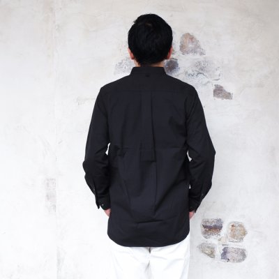 画像10: ＜50％OFF＞*A VONTADE（アボンタージ）Banded Collar Shirts（バンドカラーシャツ）”Cotton Nepped Silk Brushed Sheeting” / Black（ブラック）Lサイズのみ