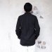 画像10: *A VONTADE（アボンタージ）Banded Collar Shirts（バンドカラーシャツ）”Cotton Nepped Silk Brushed Sheeting” / Black（ブラック）