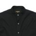 画像3: A VONTADE（アボンタージ）Banded Collar Shirts（バンドカラーシャツ）Cotton Nepped Silk Brushed Sheeting/Black（ブラック）
