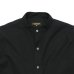 画像3: *A VONTADE（アボンタージ）Banded Collar Shirts（バンドカラーシャツ）”Cotton Nepped Silk Brushed Sheeting” / Black（ブラック）