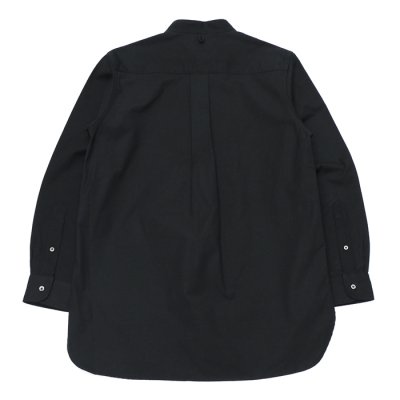 画像2: A VONTADE（アボンタージ）Banded Collar Shirts（バンドカラーシャツ）Cotton Nepped Silk Brushed Sheeting/Black（ブラック）