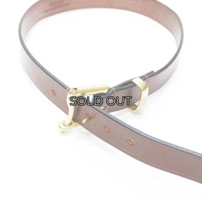 画像3: Martin Faizey（マーティンフェイジー）1.25inch Quick Release Belt（クイックリリースベルト）/ Conker（ブラウン）