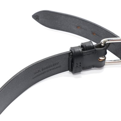 画像4: Martin Faizey(マーティンフェイジー)1.25inch West End Buckle Saddle Leather Belt(サドルレザーベルト)/ Black(ブラック)