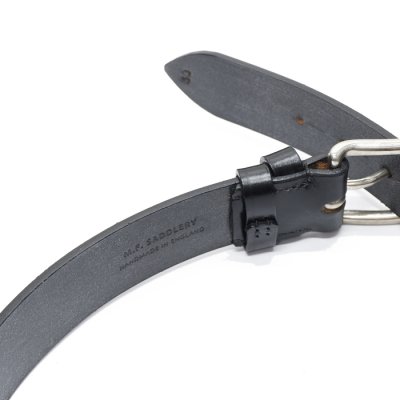 画像4: Martin Faizey（マーティンフェイジー）1.5inch West End Buckle Saddle Leather Belt（サドルレザーベルト）/ Black（ブラック）