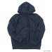 画像2: blurhms ROOTSTOCK（ブラームスルーツストック）Soft&Hard Sweat Hoodie Pullover（ソフト&ハードスウェットフーディプルオーバー）/Ink Blue（インクブルー）・Black Green（ブラックグリーン）※サイズ３(M)のみ！ (2)