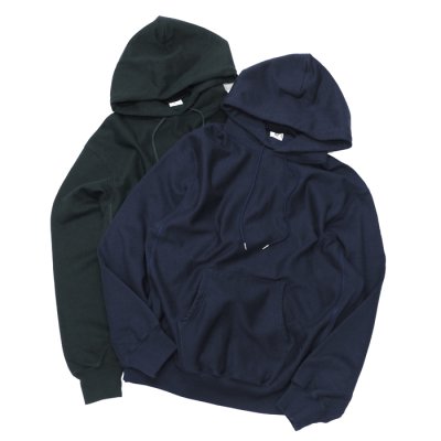 画像1: blurhms ROOTSTOCK（ブラームスルーツストック）Soft&Hard Sweat Hoodie Pullover（ソフト&ハードスウェットフーディプルオーバー）/Ink Blue（インクブルー）・Black Green（ブラックグリーン）※サイズ３(M)のみ！
